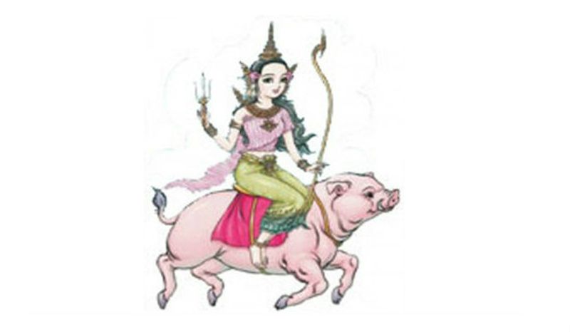 รากษกเทวี นางสงกรานต์ปี 2558